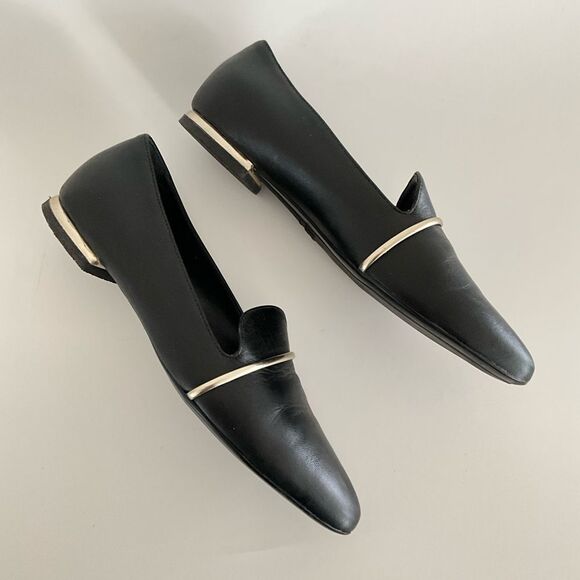 AGL Attilio Giusti Leombruni Leather Loafer Black 36.5 - Picture 5 of 11